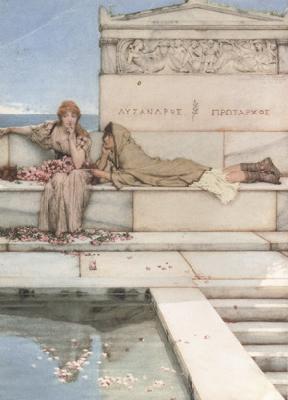 Alma-Tadema, Sir Lawrence Xanthe and Phaon (mk23) France oil painting art